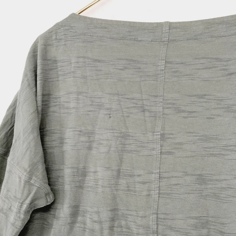 The North Face Green Boat Neck Long Sleeve Activewear T-Shirt P6563